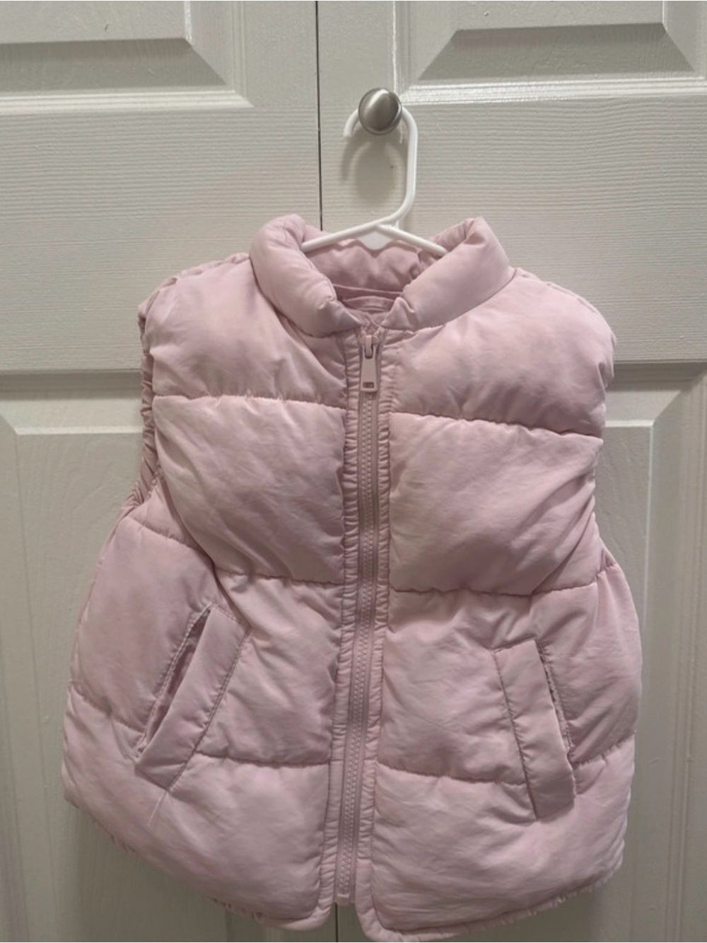 Zara Light Pink Puffer Vest for Kids